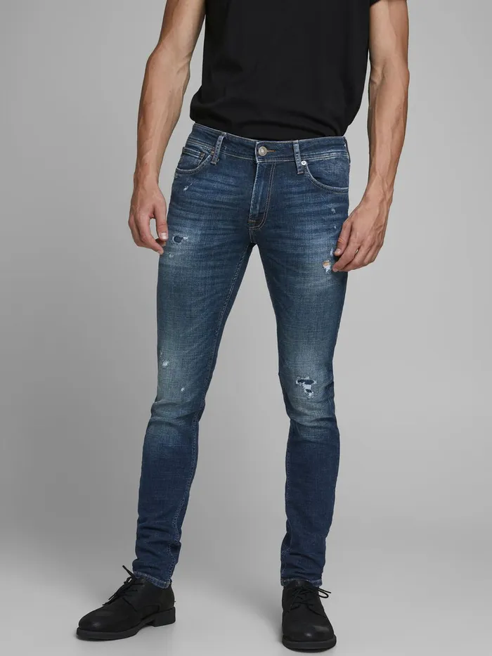 Jeans JACK and JONES Mens LIAM ORIGINAL JJ 244 SKINNY FIT JEANS Blue Blue Denim Jeans JACK and JONES Mens LIAM ORIGINAL JJ 244 SKINNY FIT JEANS Blue Blue Denim