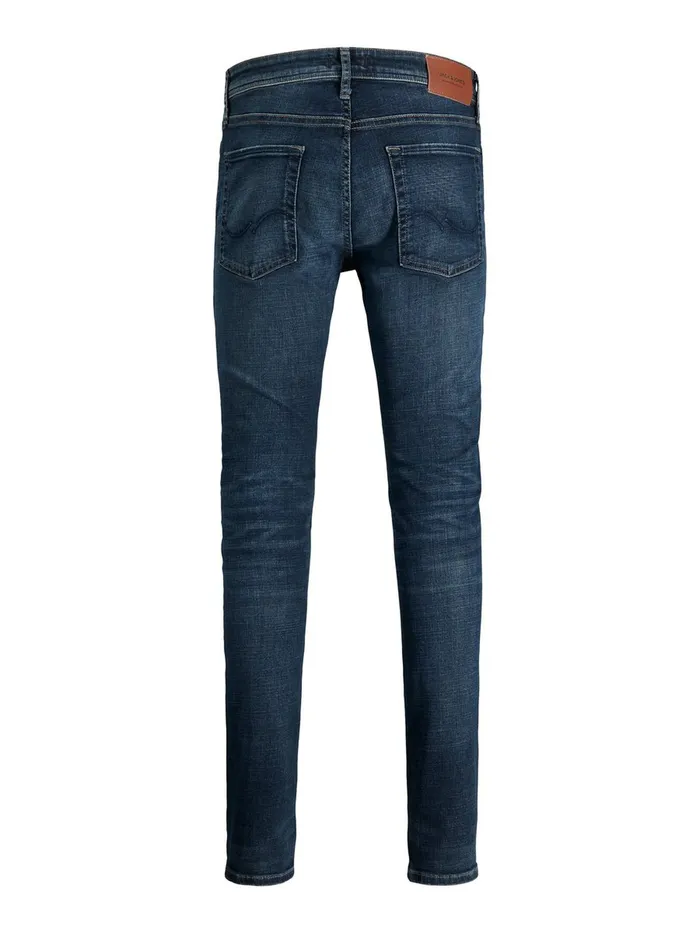 Jeans JACK and JONES Mens LIAM ORIGINAL JJ 244 SKINNY FIT JEANS Blue Blue Denim