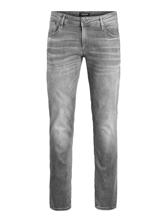Jeans JACK and JONES Mens TIM ORIGINAL JOS 183 PLUS SIZE SLIM FIT JEANS Grey Grey Denim