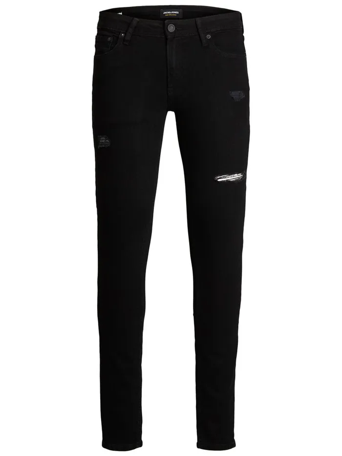 Jeans JACK and JONES Mens TOM ORIGINAL NA 042 SKINNY FIT JEANS Black Black Denim