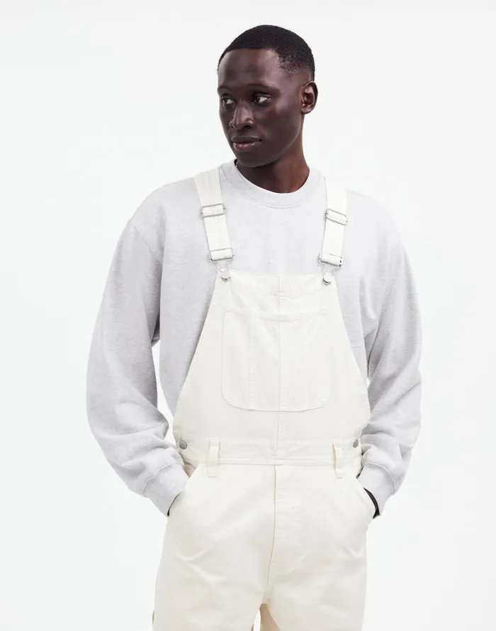 Jeans Men Madewell GarmentDyed Canvas Overalls Vintage Canvas