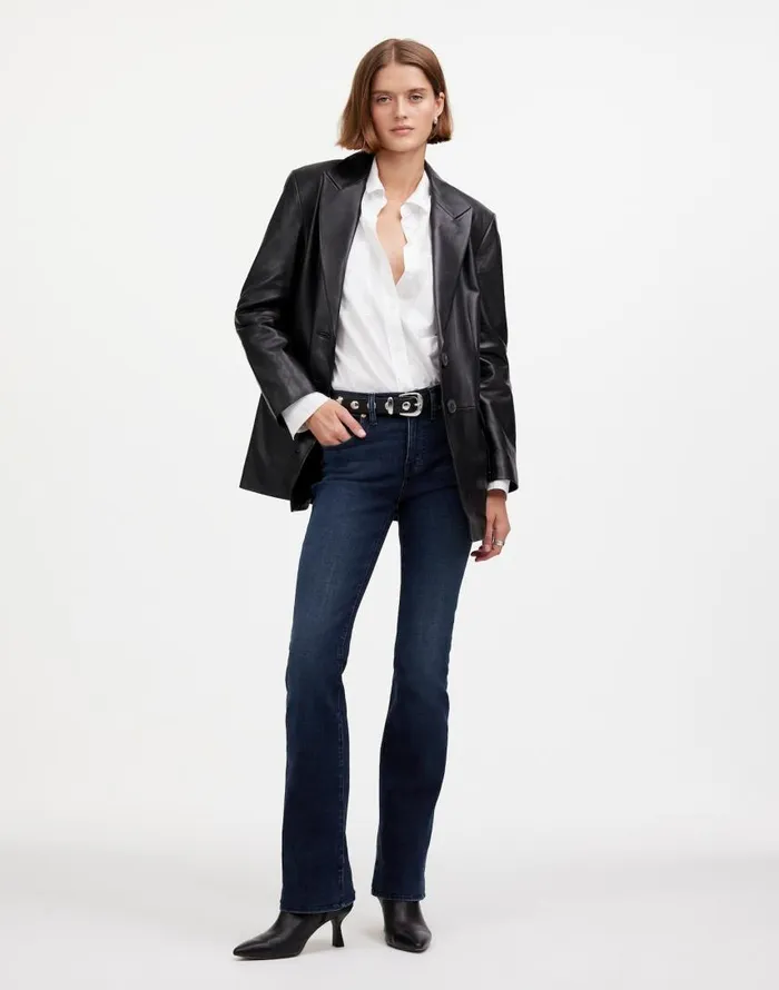 Jeans Women Madewell Kick Out FullLength Jeans Kingston Wash