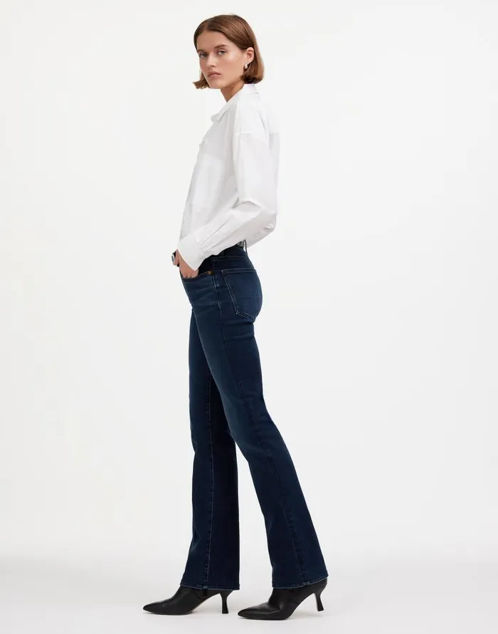Jeans Women Madewell Kick Out FullLength Jeans Kingston Wash