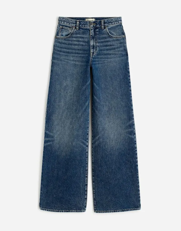 Jeans Women Madewell SuperwideLeg Jeans Concho Wash