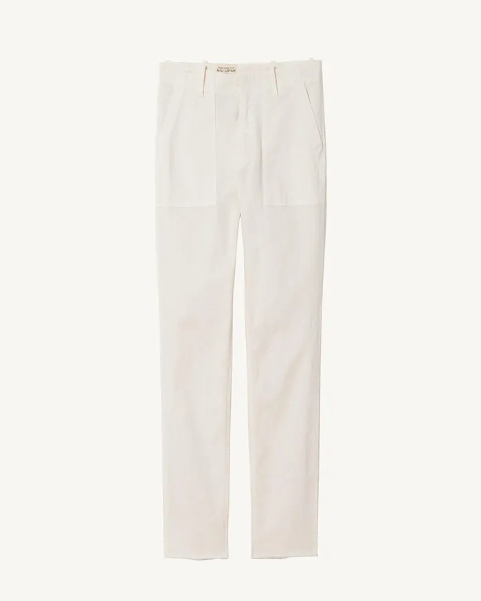 JENNA PANT Stone Women Nili Lotan Pants and Shorts