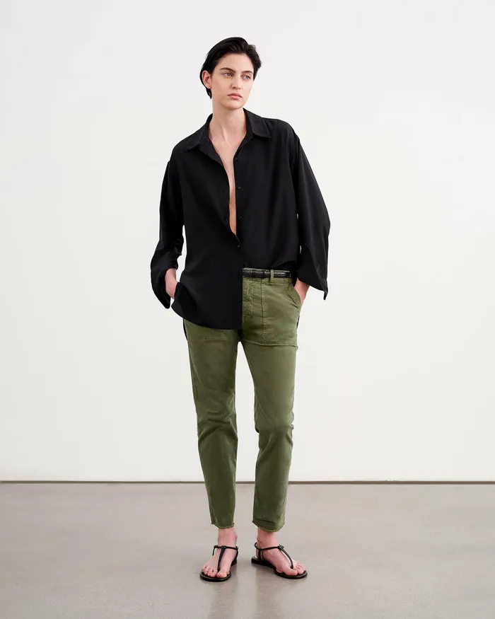 JENNA PANT Stone Women Nili Lotan Pants and Shorts
