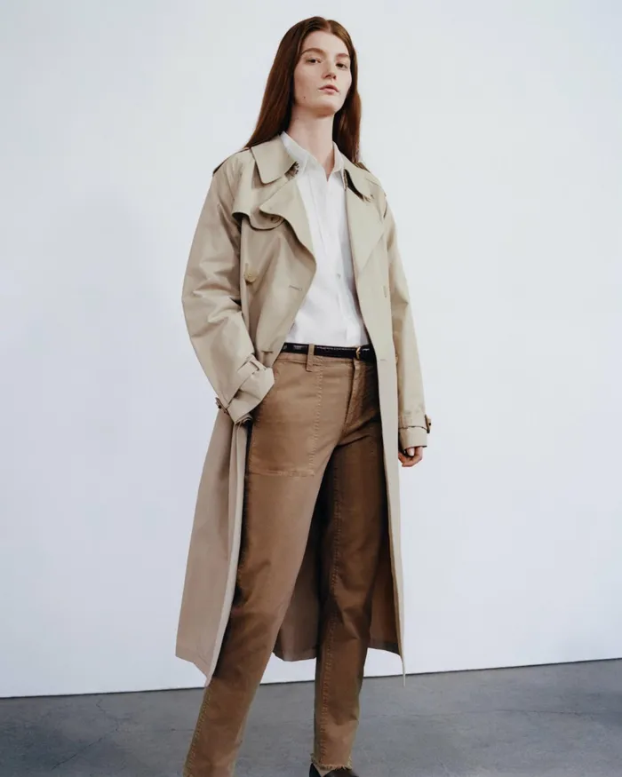JENNA PANT Stone Women Nili Lotan Pants and Shorts