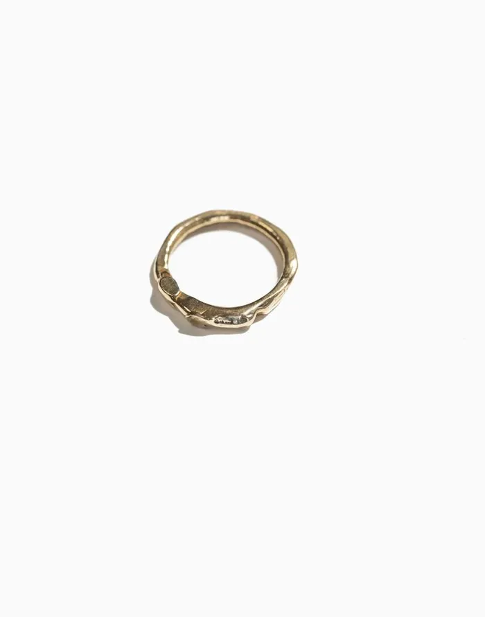 Jewelry Women Madewell Iris 1956 Jewelry Stream Ring Brass