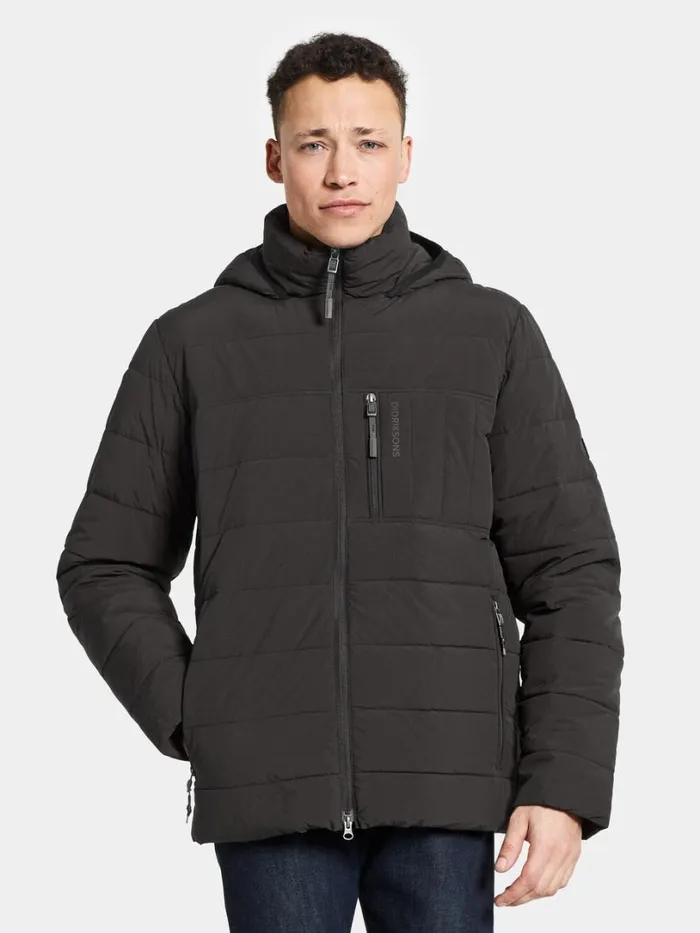 Jona Jacket Black Men Didriksons Insulated Jackets