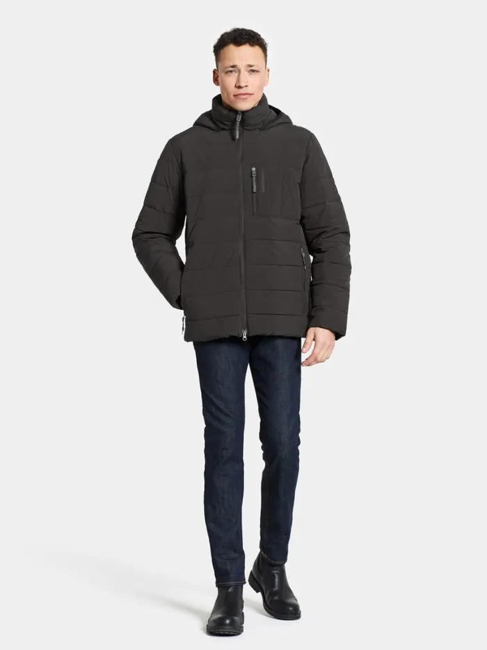 Jona Jacket Black Men Didriksons Insulated Jackets