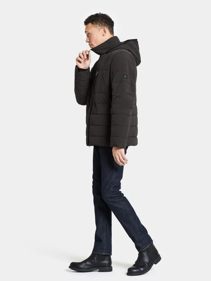 Jona Jacket Black Men Didriksons Insulated Jackets