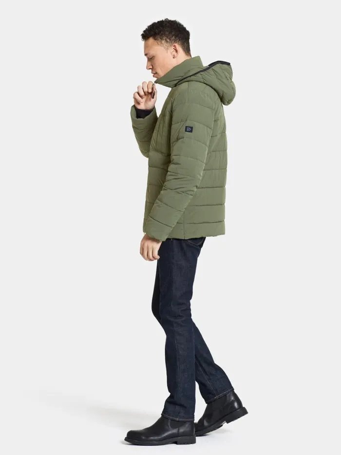 Jona Jacket Deep Green Men Didriksons Insulated Jackets