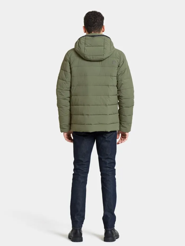 Jona Jacket Deep Green Men Didriksons Insulated Jackets