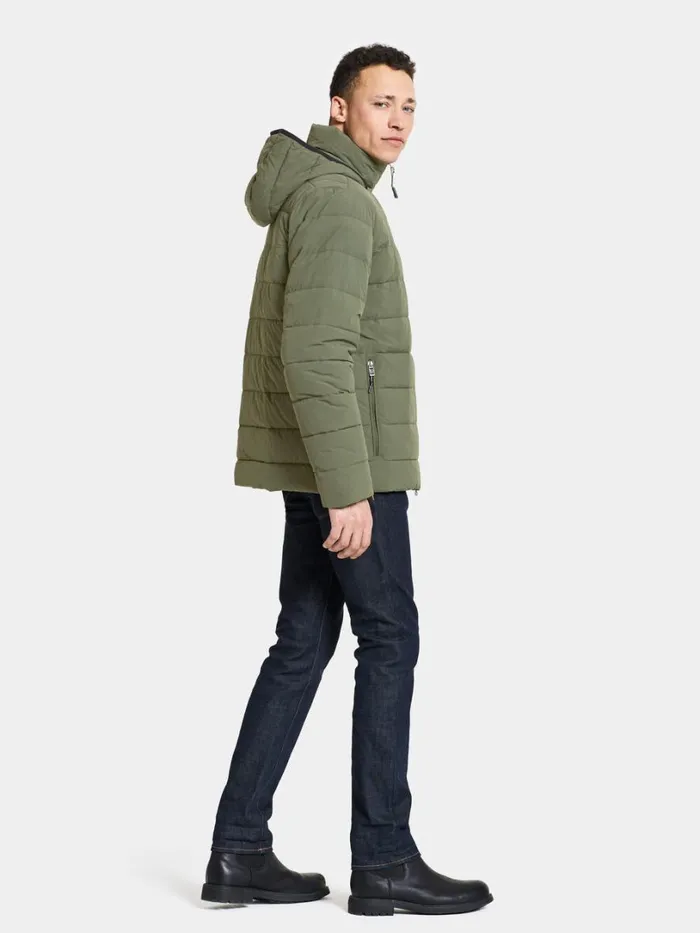 Jona Jacket Deep Green Men Didriksons Insulated Jackets