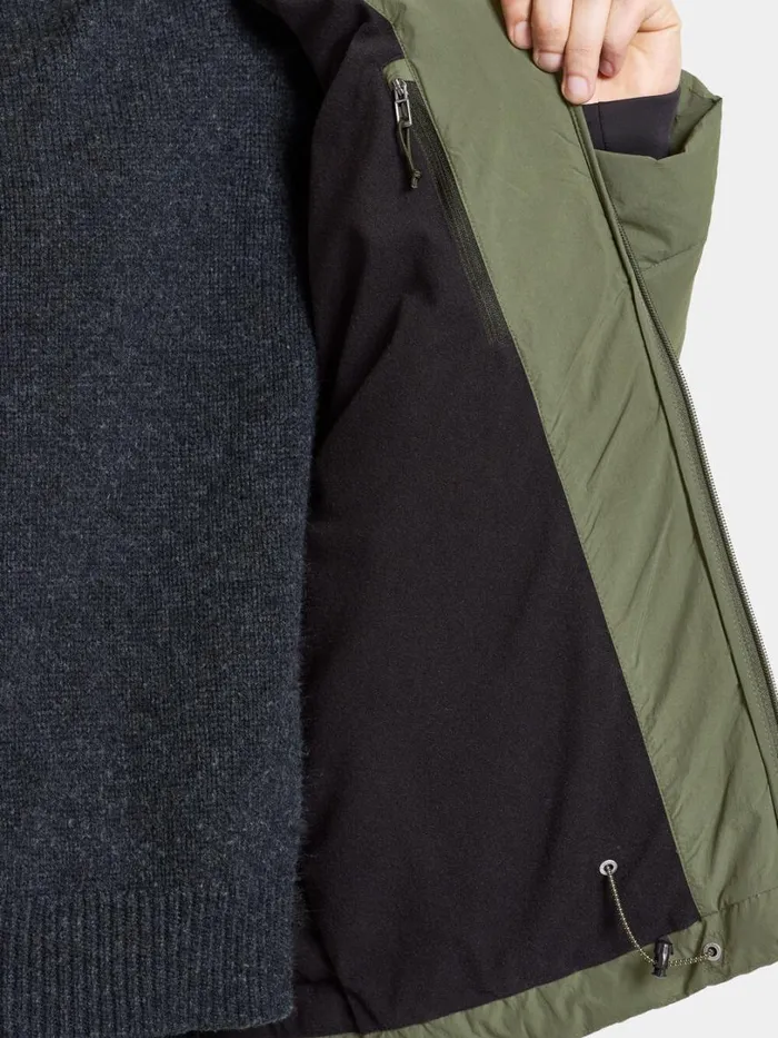 Jona Jacket Deep Green Men Didriksons Insulated Jackets