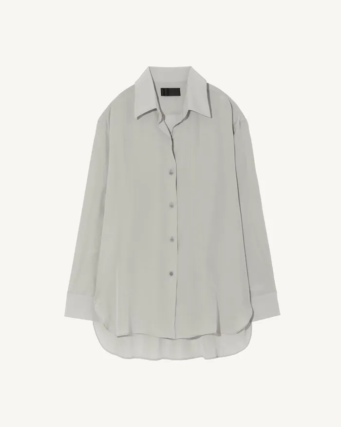 JULIEN SILK BLOUSE Black Women Nili Lotan Tops