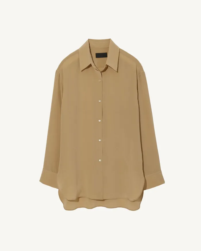 JULIEN SILK BLOUSE Black Women Nili Lotan Tops