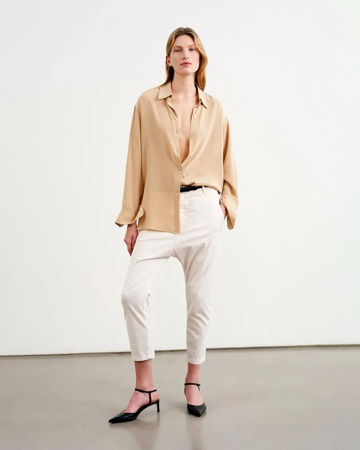 JULIEN SILK BLOUSE Black Women Nili Lotan Tops