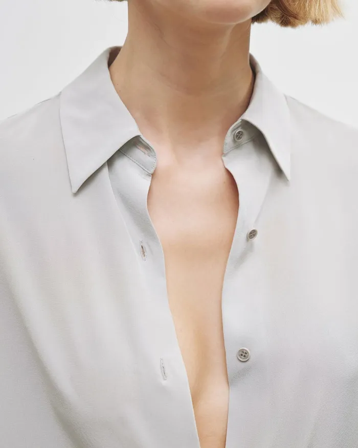 JULIEN SILK BLOUSE Black Women Nili Lotan Tops
