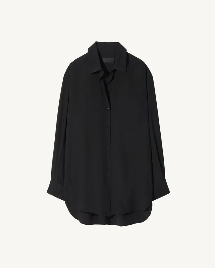 JULIEN SILK BLOUSE Black Women Nili Lotan Tops