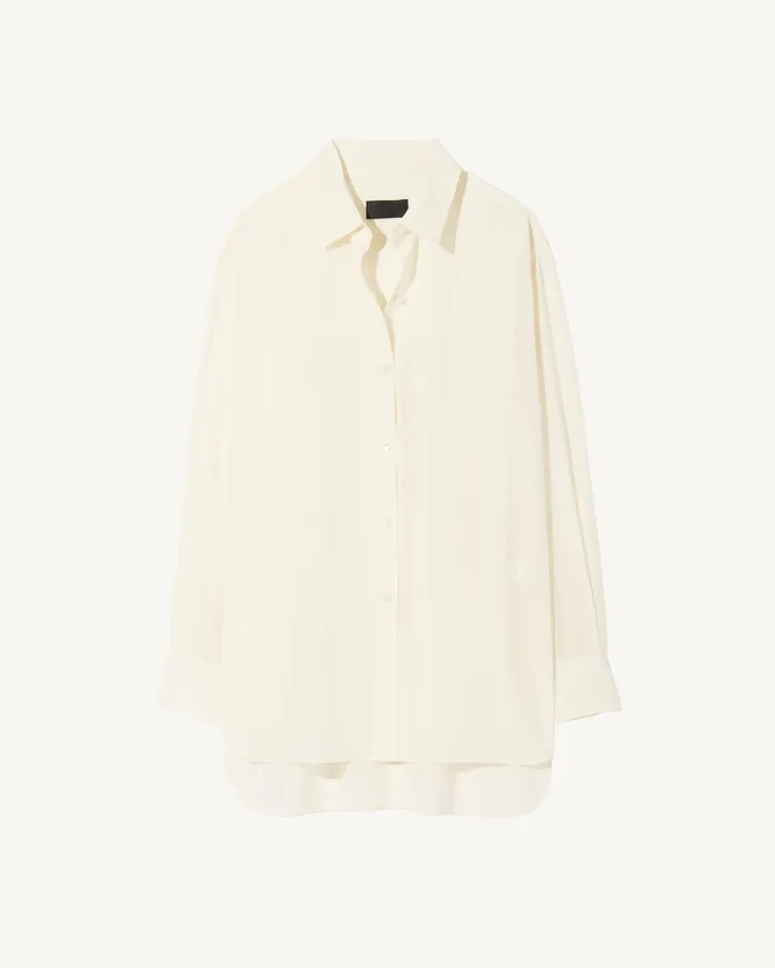 JULIEN SILK BLOUSE Black Women Nili Lotan Tops