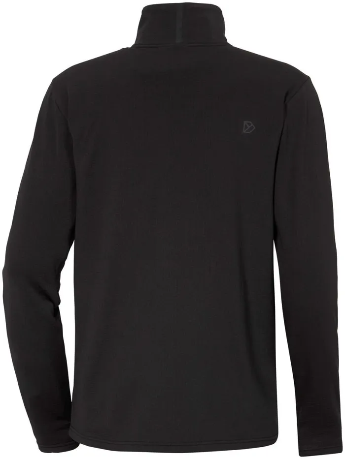 Kalle HalfZip Black Men Didriksons Fleece and Midlayers
