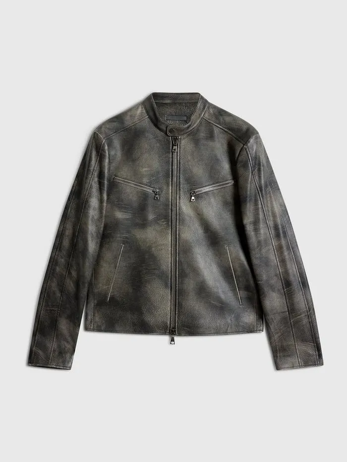 KEELER RACER JACKET Carbon Men John Varvatos Coats And Jackets