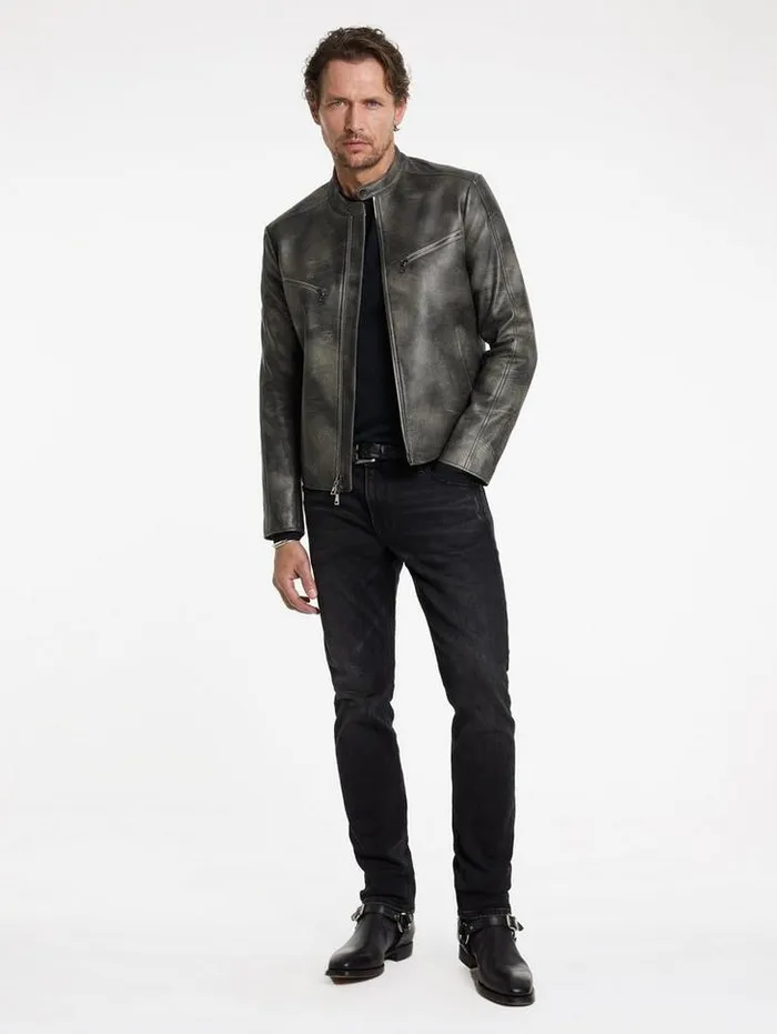KEELER RACER JACKET Carbon Men John Varvatos Coats And Jackets