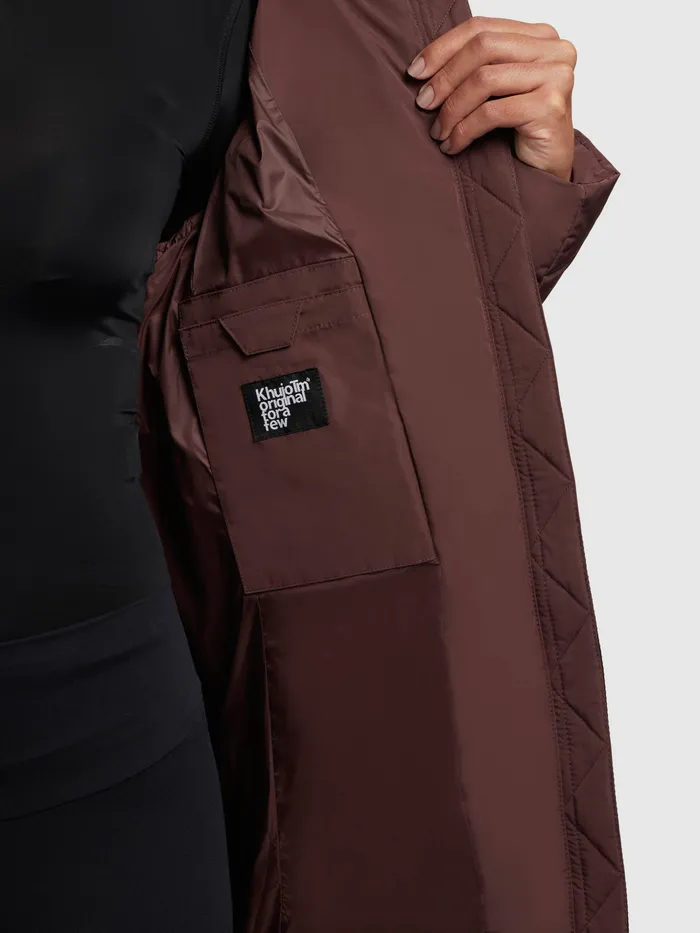 KHUJO Quilted Coats Women Mantel MIKIA Weinrot Weinrot