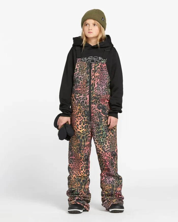 Kids Barkley Insulated Bib Overalls 8211 Acid Kids Volcom Pants