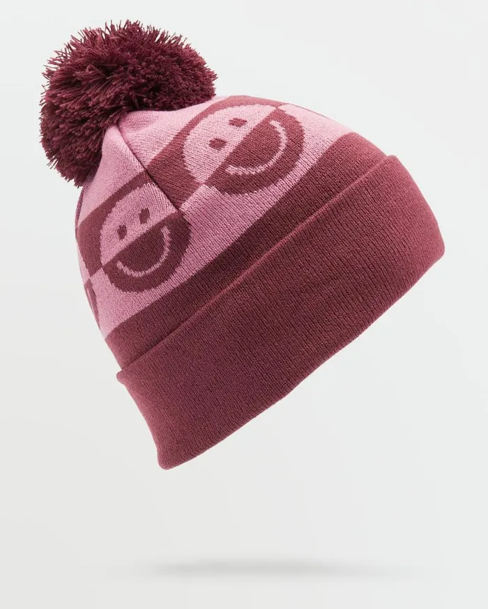 Kids Camoblast Beanie 8211 Burgundy Kids Volcom Beanies
