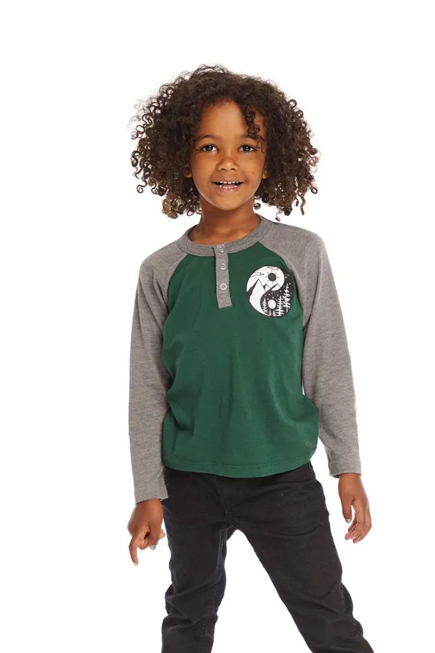 Kids Chaser Brand Boys Yin Yang Long Sleeve