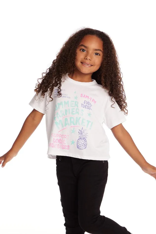 Kids Chaser Brand Girls Farmers Market Girls Tee