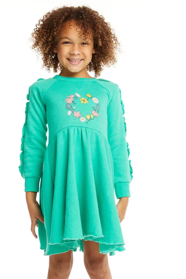 Kids Chaser Brand Girls Flower Heart