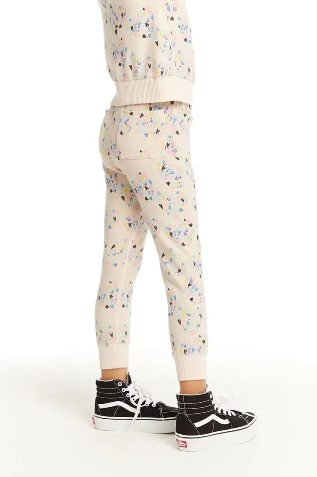 Kids Chaser Brand Girls Hearts Hearts Hearts Jogger