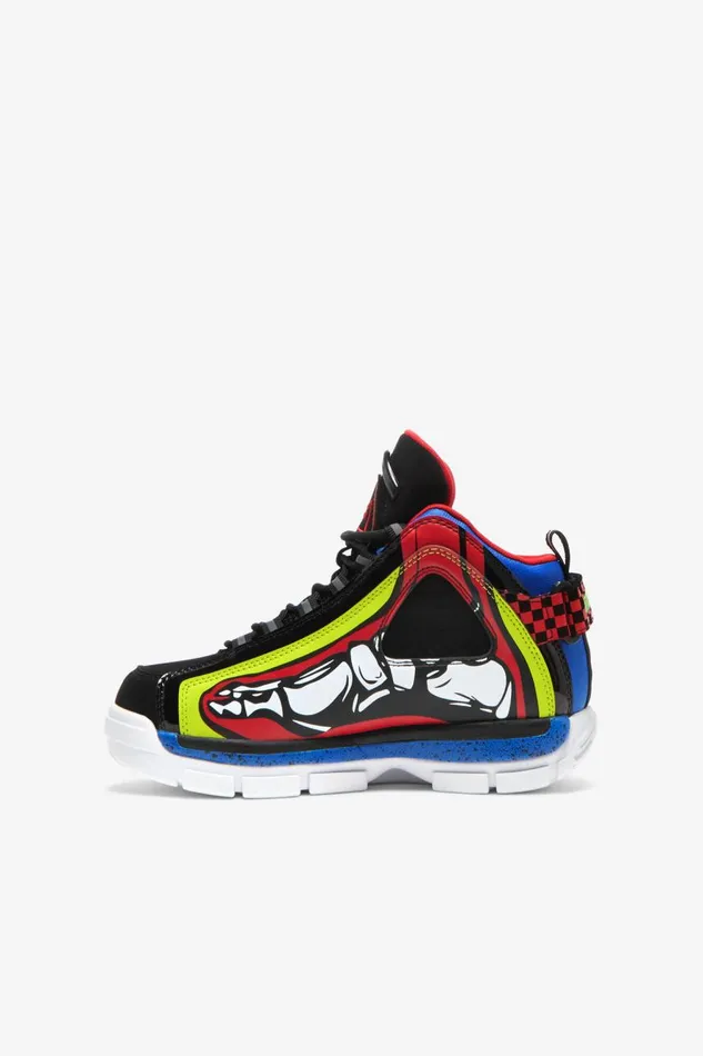 Kids Fila Grant Hill Big Grant Hill 2 Racing White Lime Punch Princess Blue Kids Fila Grant Hill Big Grant Hill 2 Racing White Lime Punch Princess Blue