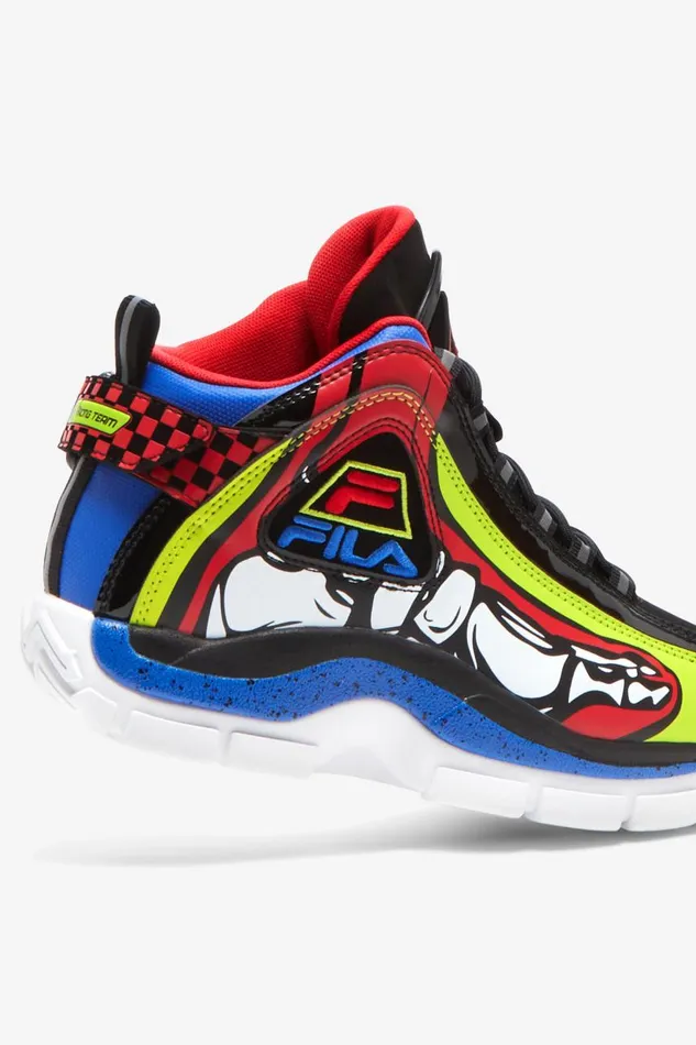 Kids Fila Grant Hill Big Grant Hill 2 Racing White Lime Punch Princess Blue Kids Fila Grant Hill Big Grant Hill 2 Racing White Lime Punch Princess Blue