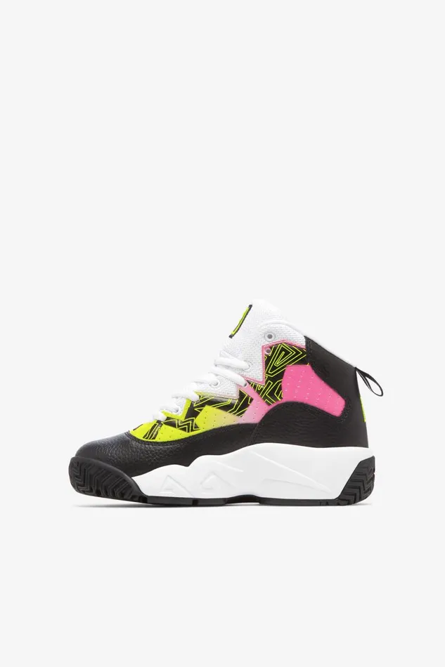 Kids Fila Little Kids 1053 Little Mb Black Safety Yellow White