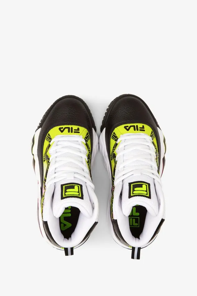 Kids Fila Little Kids 1053 Little Mb Black Safety Yellow White