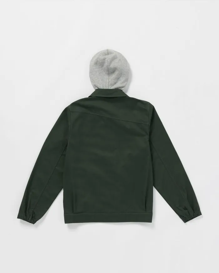 Korman Hood Jacket 8211 Dark Forest Mens Volcom Jackets