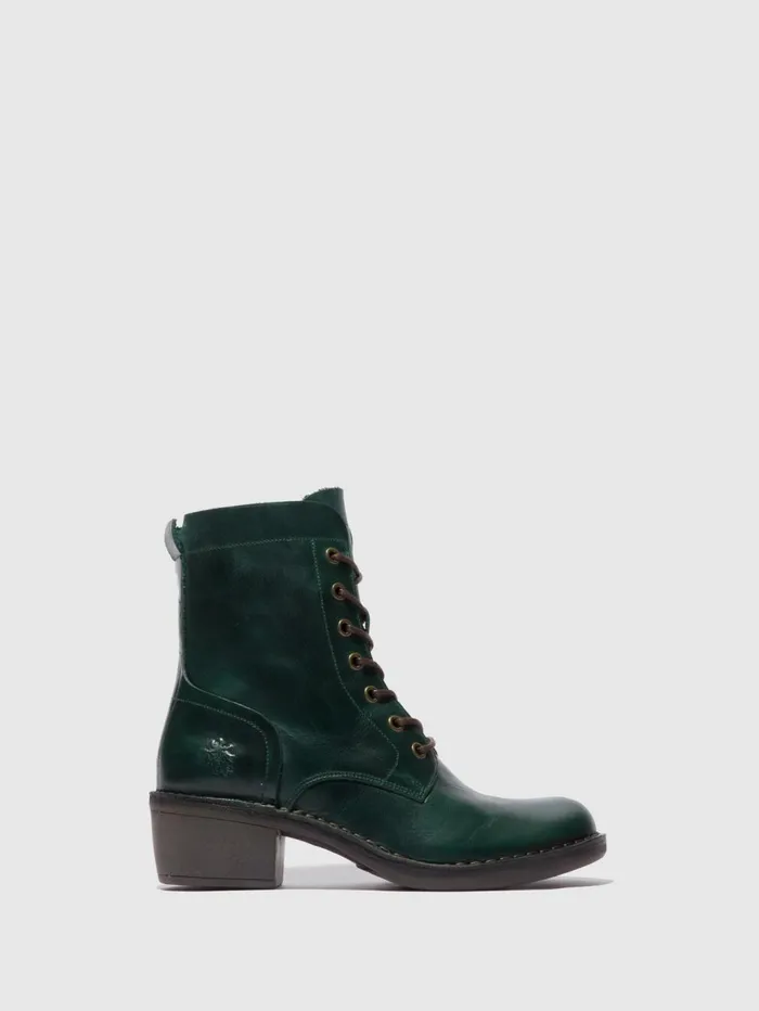 Laceup Ankle Boots MILU044FLY RUG PETROL Women Fly London Ankle Boots