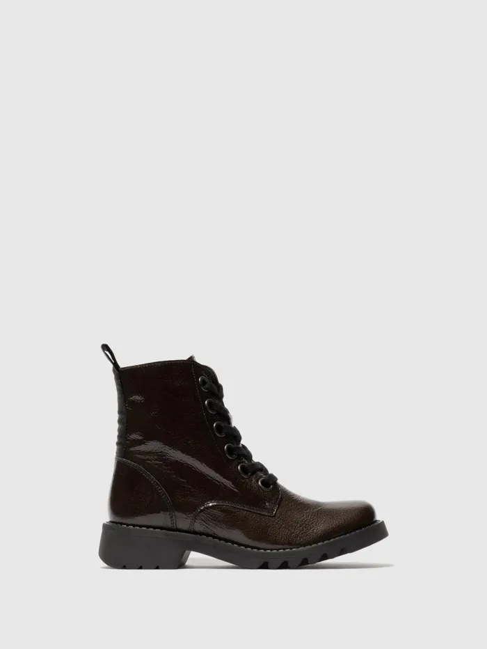 Laceup Ankle Boots RAGI539FLY GREEN Women Fly London Ankle Boots