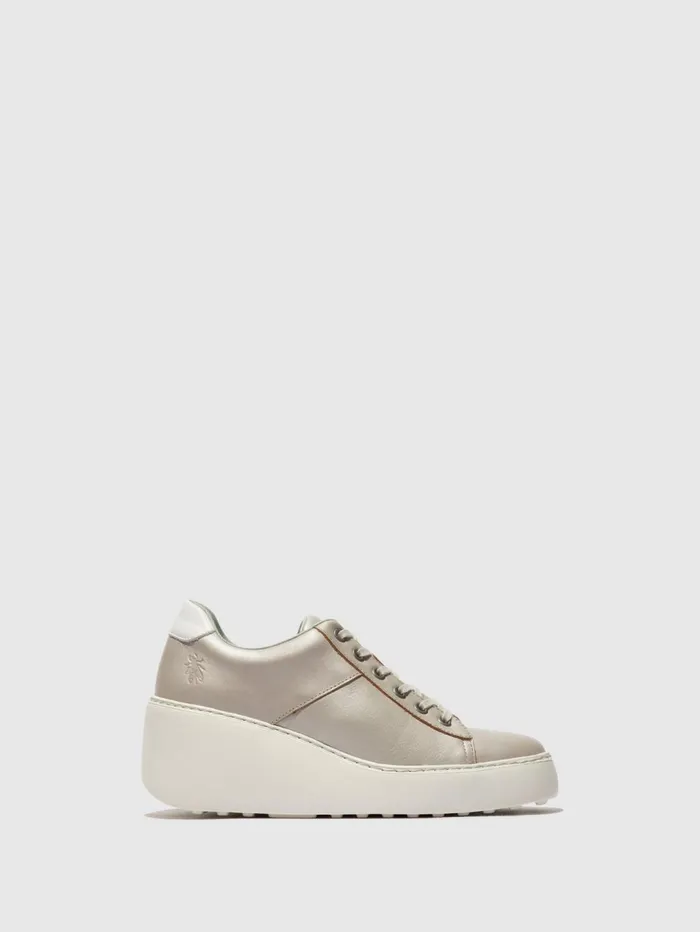 Laceup Trainers DELF580FLY DUBLIN SILVER Women Fly London Trainers