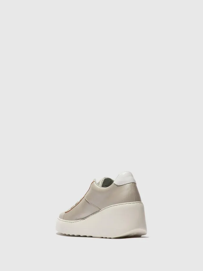 Laceup Trainers DELF580FLY DUBLIN SILVER Women Fly London Trainers