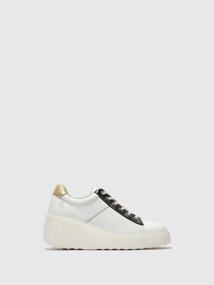 Laceup Trainers DELF580FLY WHITEGRAPHITEMYNT Women Fly London Trainers
