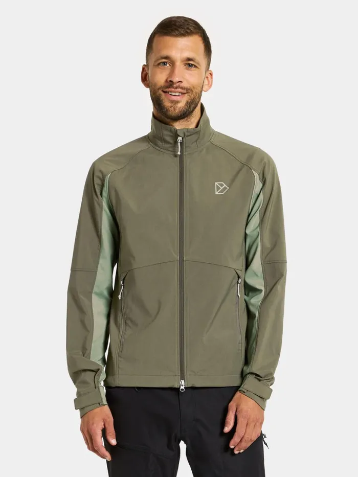 Lares Mens Jacket Deep Green Men Didriksons Spring Jackets