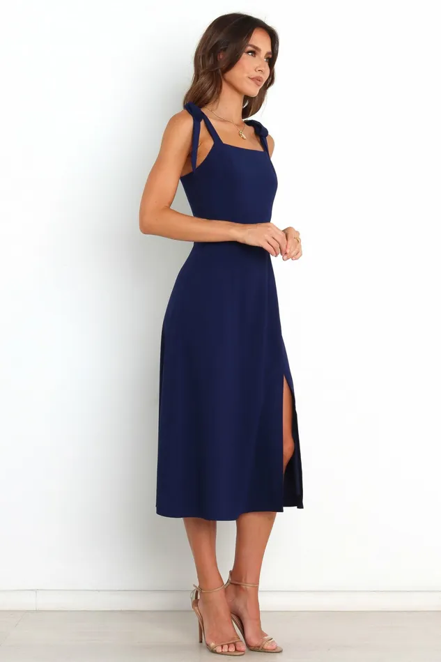 Laurel Dress Navy Winter Dresses Petal and Pup Women
