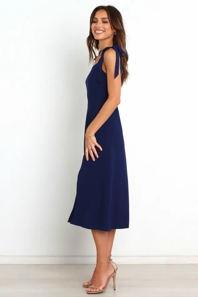 Laurel Dress Navy Winter Dresses Petal and Pup Women