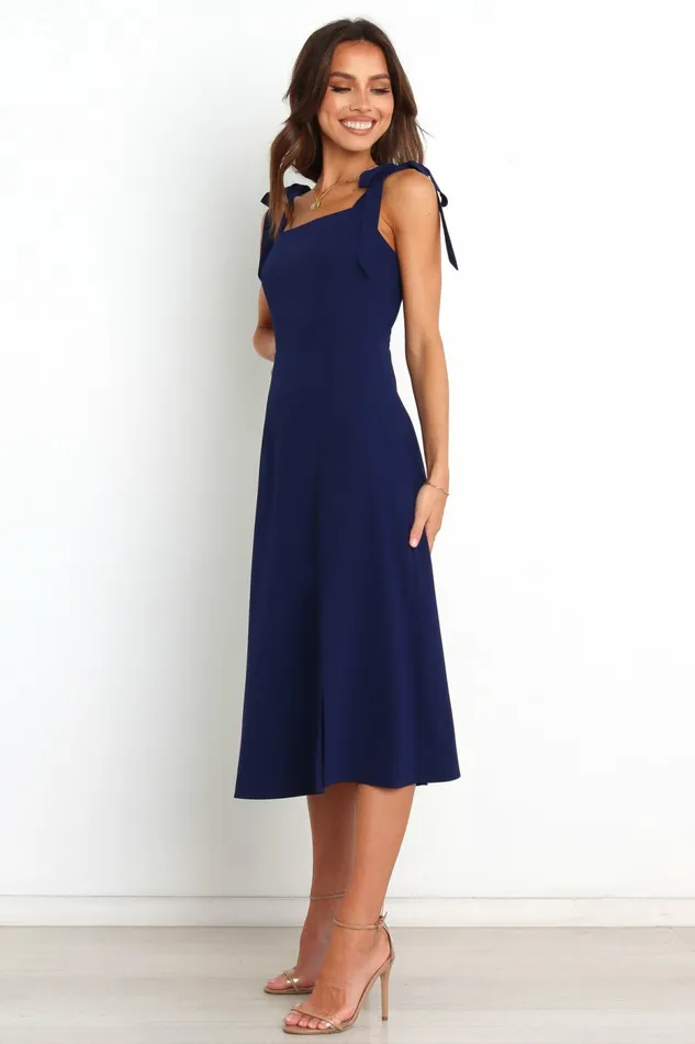 Laurel Dress Navy Winter Dresses Petal and Pup Women