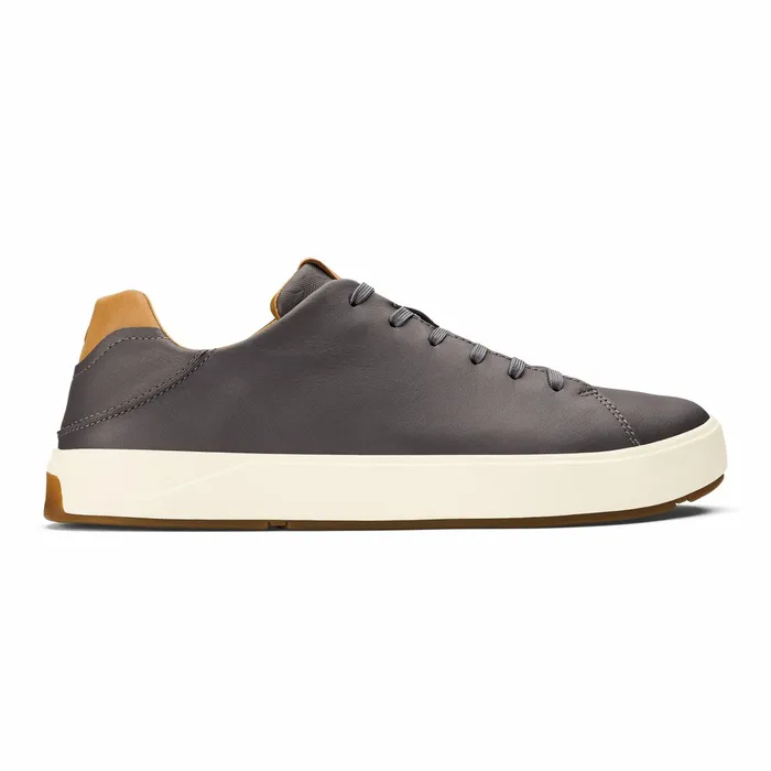 Leather Men Olukai Laeahi L Ili Leather Sneakers 8211 Stone